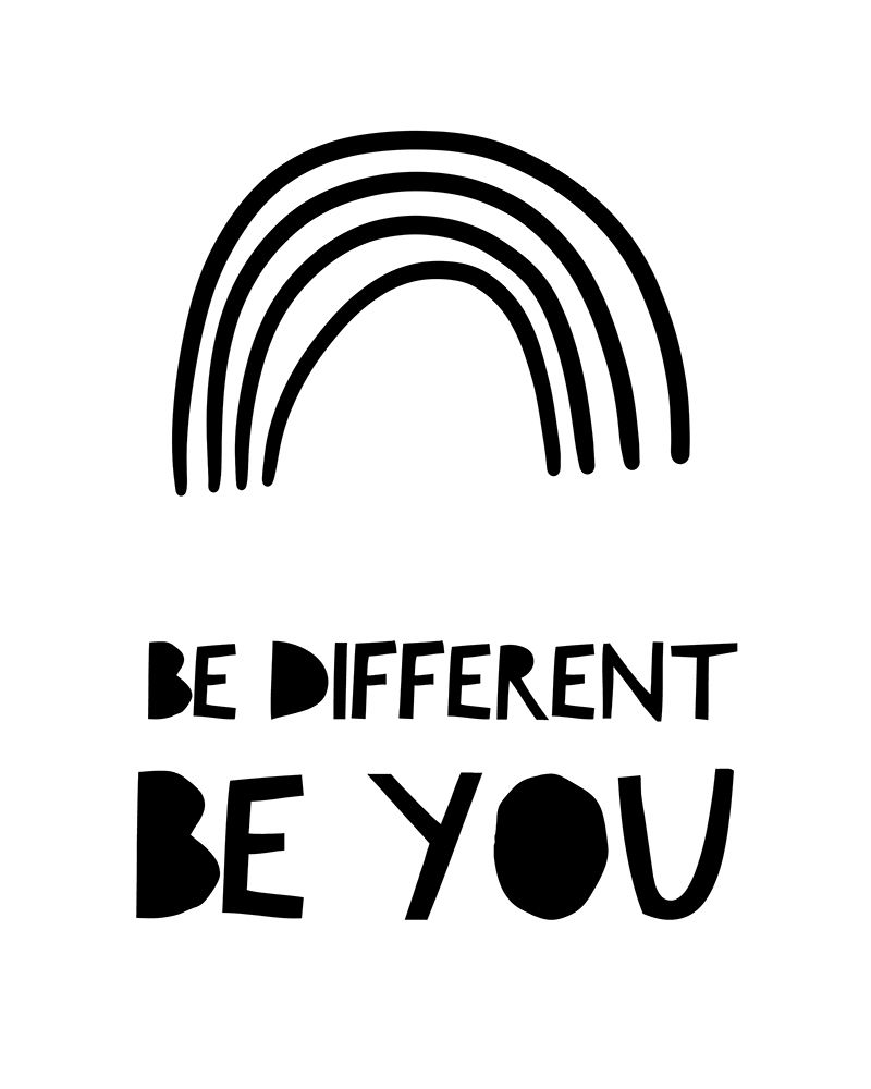 Be Different art print by Leah Straatsma for $57.95 CAD