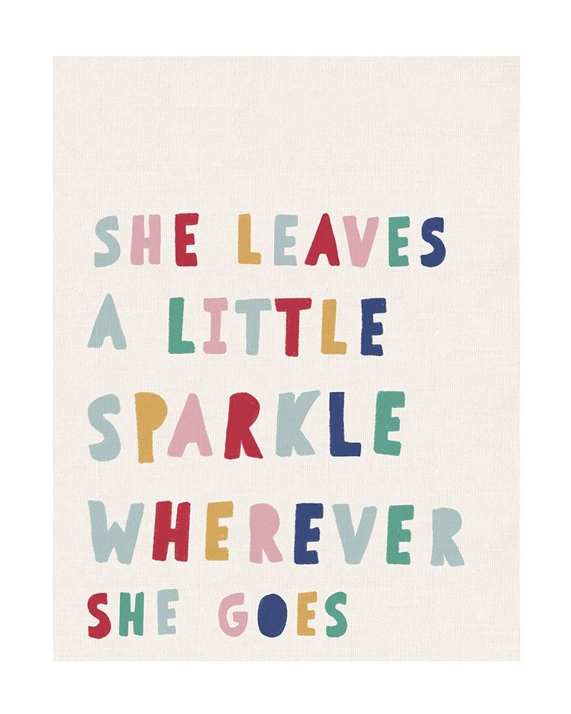 She Leaves a Little Sparkle art print by Leah Straatsma for $57.95 CAD