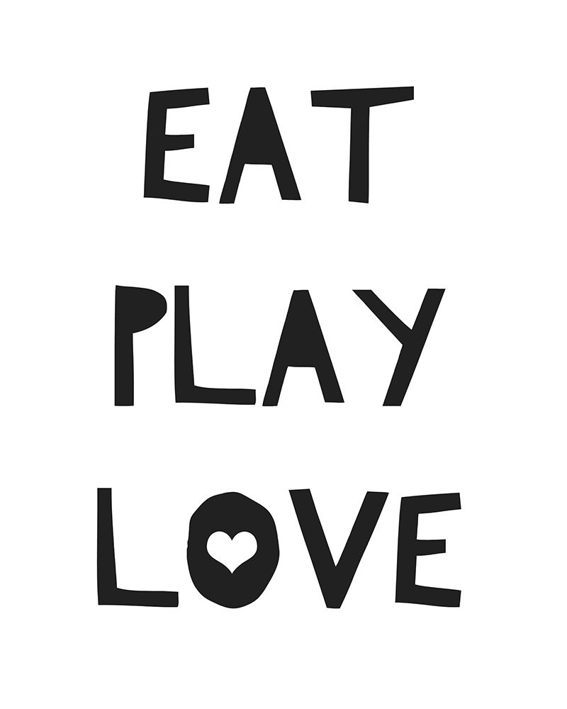 Eat Play Love art print by Leah Straatsma for $57.95 CAD
