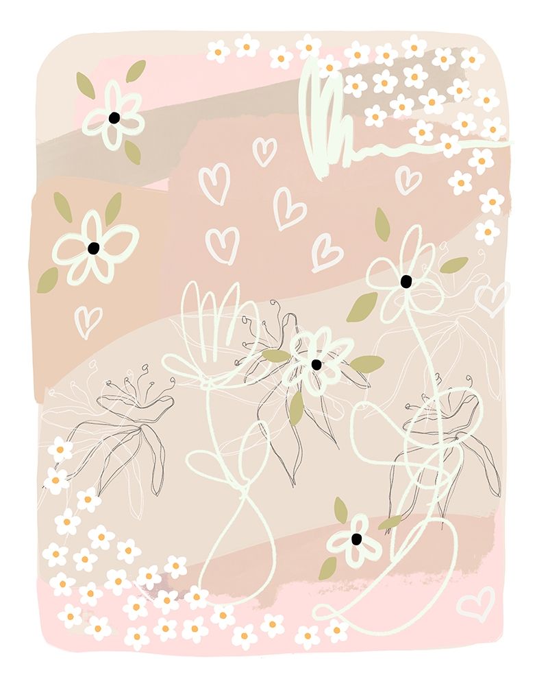 Abstract Floral Fun Soft art print by Leah Straatsma for $57.95 CAD