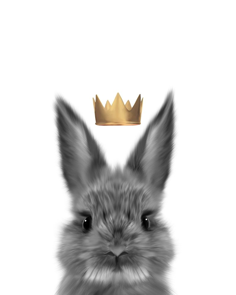 Crown Bunny art print by Leah Straatsma for $57.95 CAD