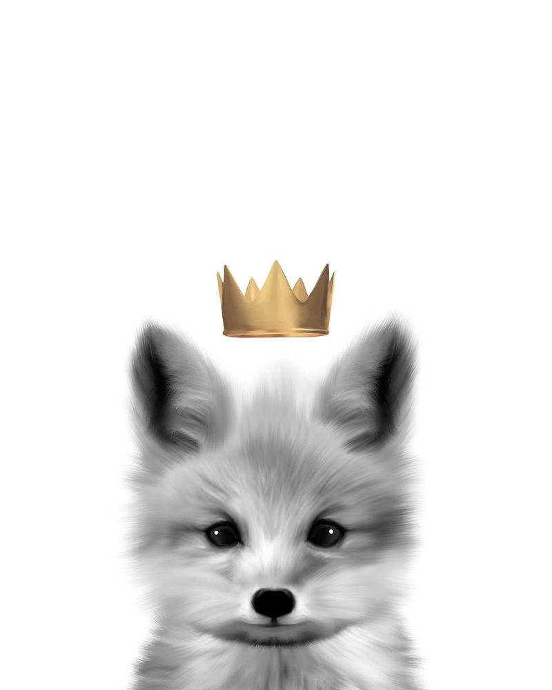 Crown Fox art print by Leah Straatsma for $57.95 CAD
