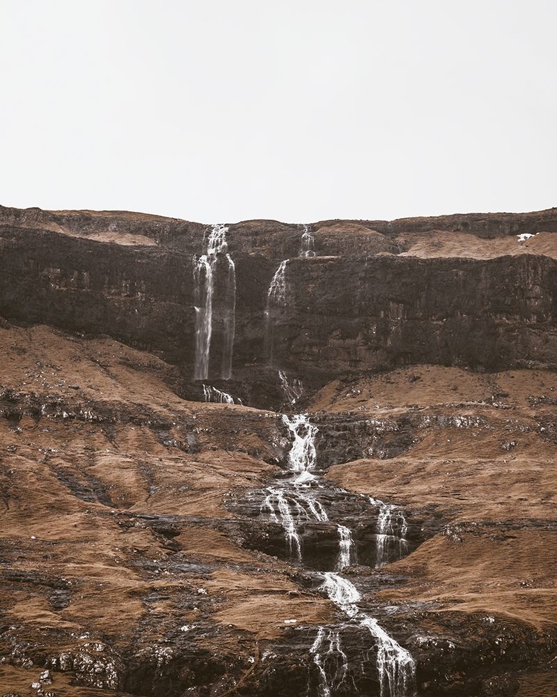 Rugged Landscape with Waterfall art print by Leah Straatsma for $57.95 CAD