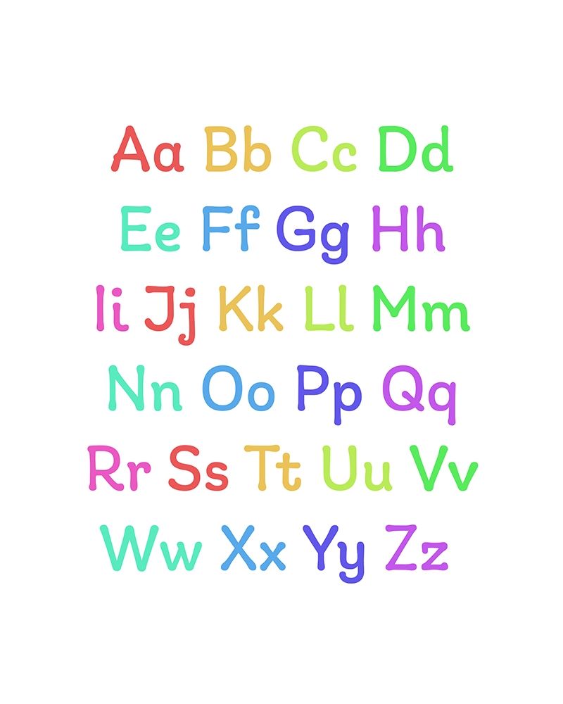 Alphabet Primary art print by Leah Straatsma for $57.95 CAD