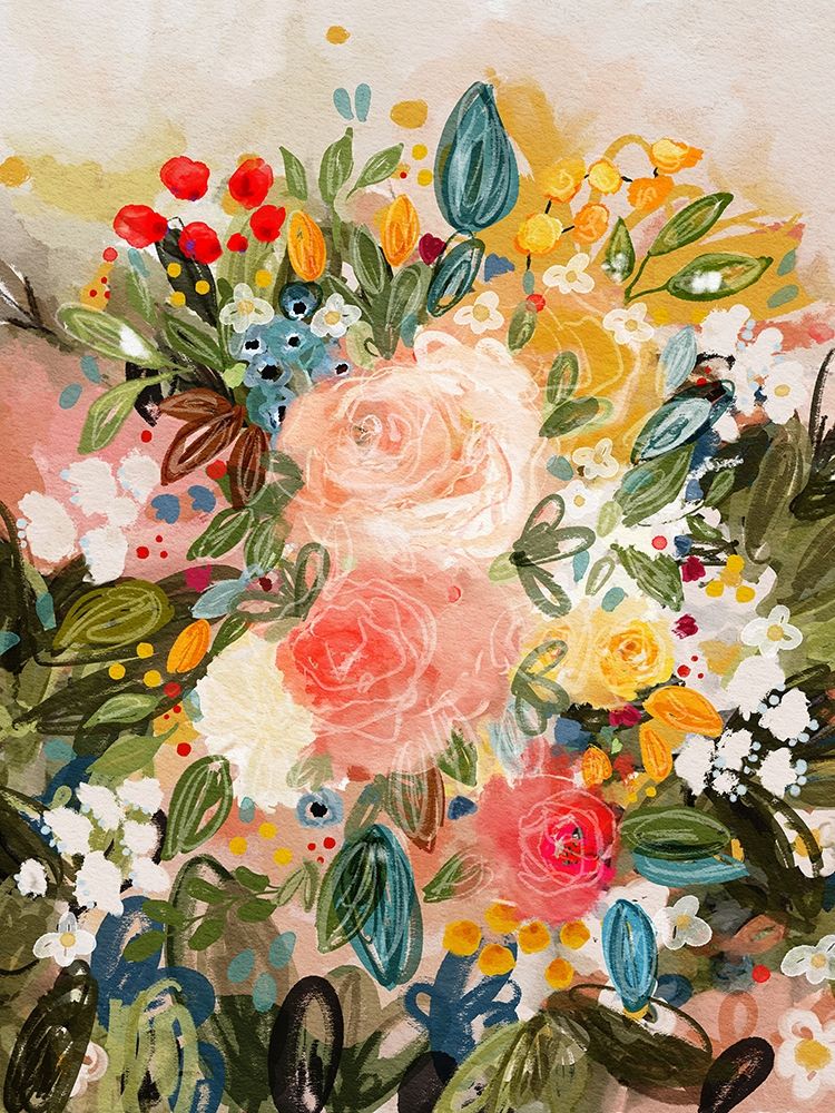 Autumn Florals art print by Leah Straatsma for $57.95 CAD