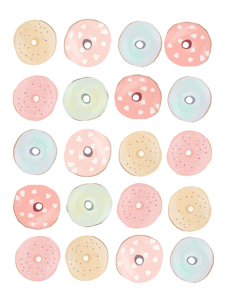 Delicious Donuts 2 art print by Leah Straatsma for $57.95 CAD