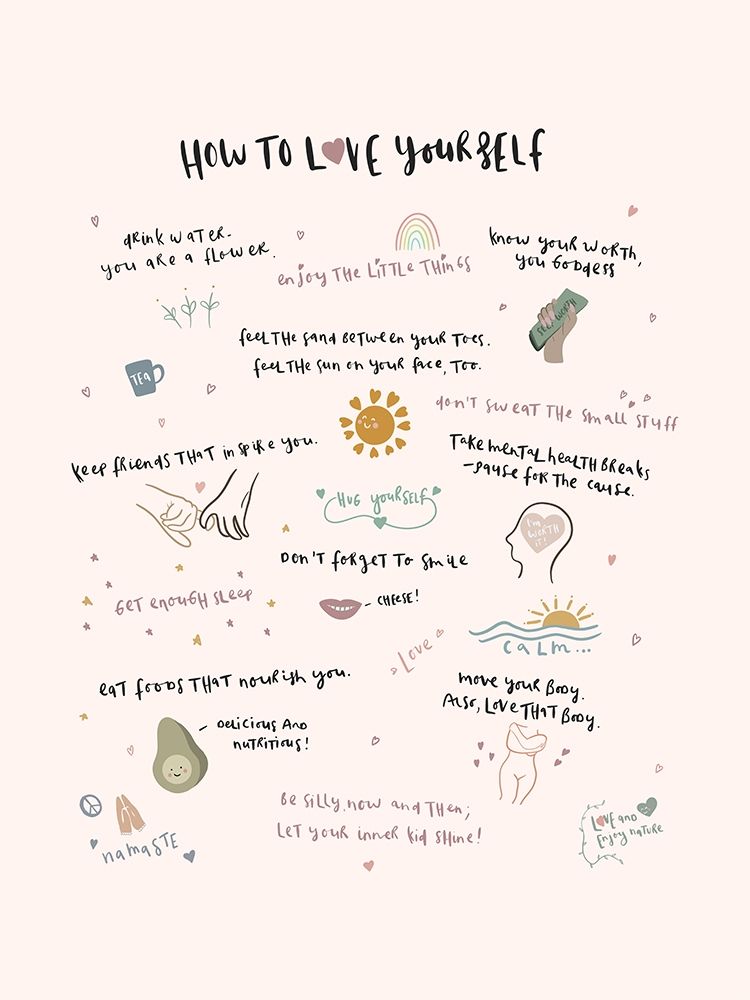 How To Love Yourself art print by Leah Straatsma for $57.95 CAD