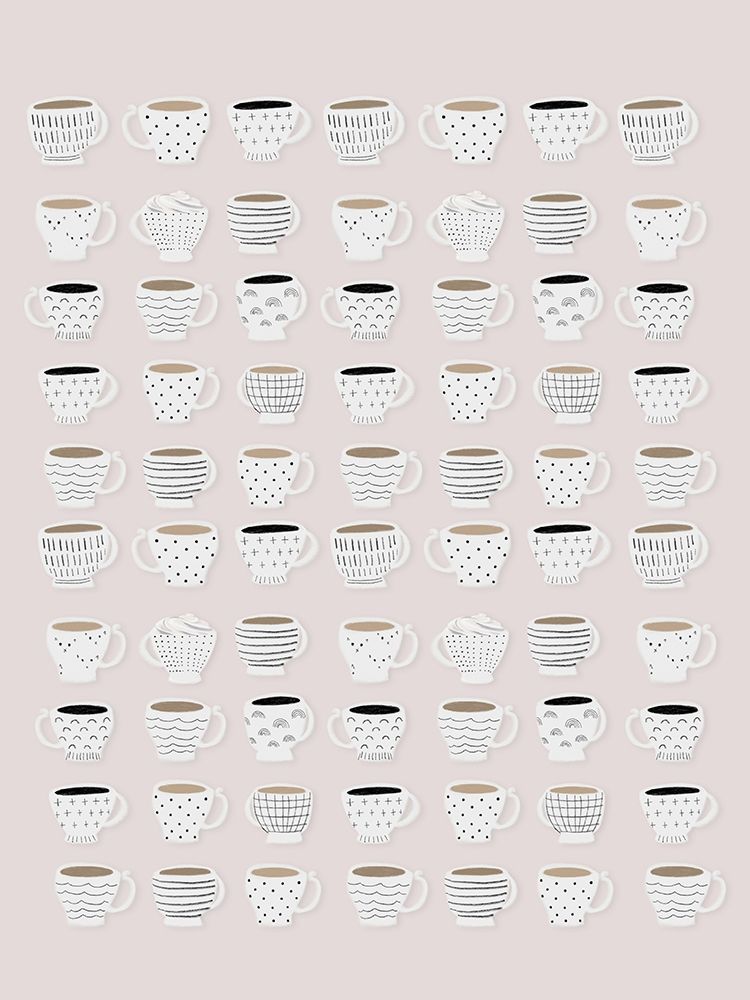 Coffee Mugs art print by Leah Straatsma for $57.95 CAD