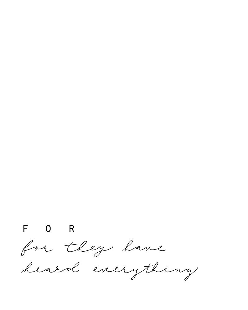 Heard Everything art print by Leah Straatsma for $57.95 CAD