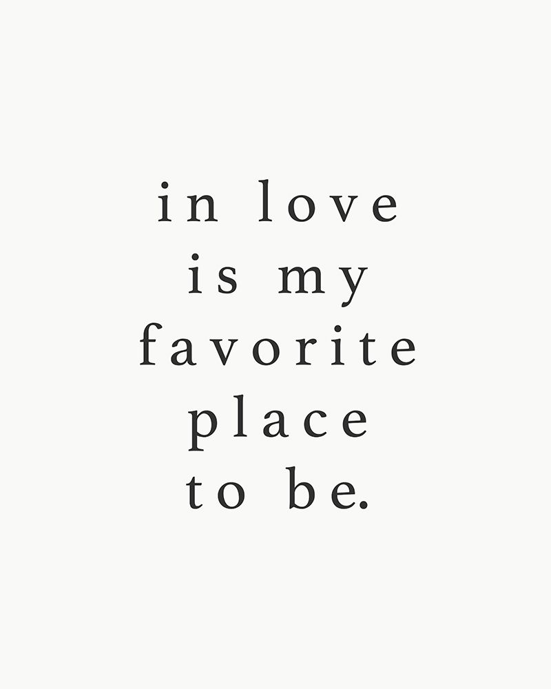 In Love Fave Place art print by Leah Straatsma for $57.95 CAD