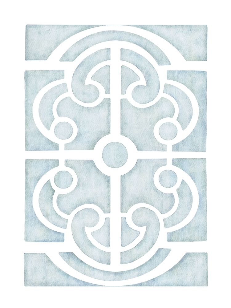 Blue Parterre art print by Leah Straatsma for $57.95 CAD