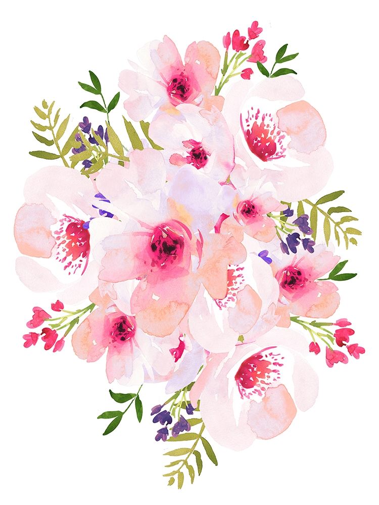 Floral Bouquet art print by Leah Straatsma for $57.95 CAD