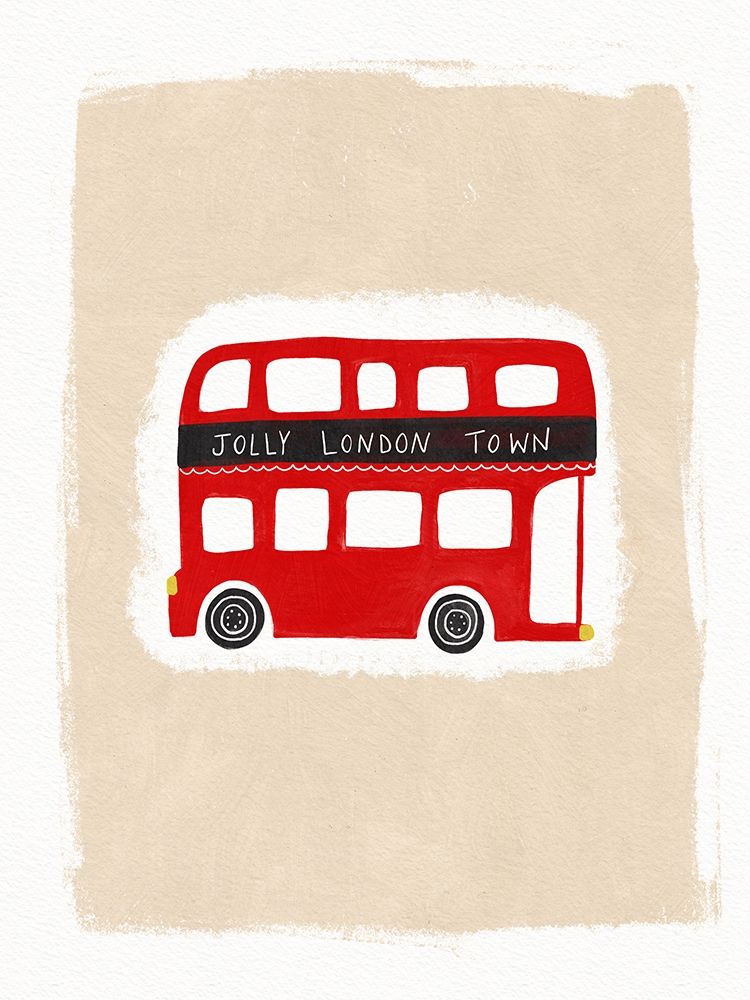 Jolly London Town art print by Leah Straatsma for $57.95 CAD