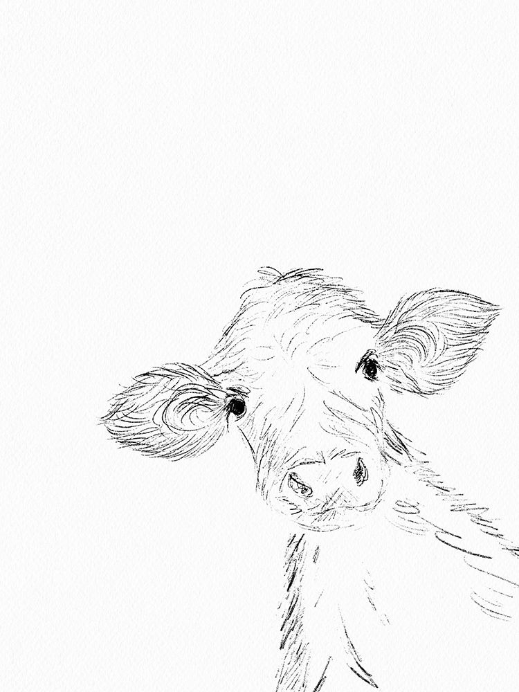 Hello Cow art print by Leah Straatsma for $57.95 CAD
