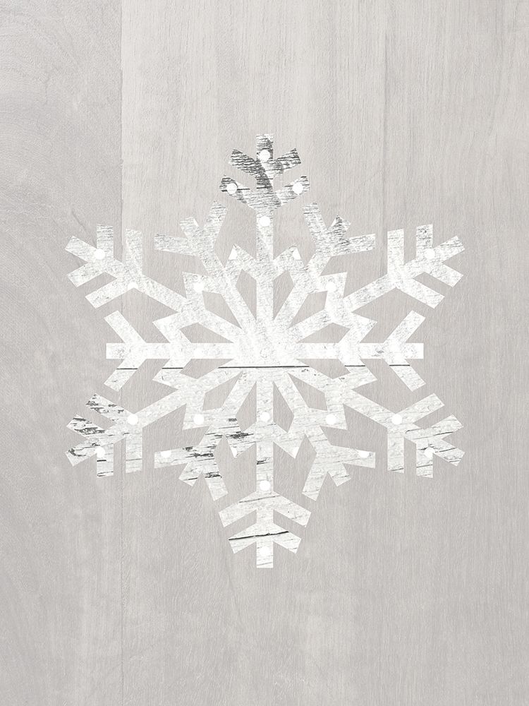 Wooden Snowflake Driftwood 1 art print by Leah Straatsma for $57.95 CAD
