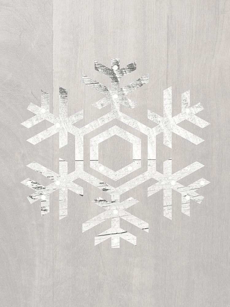 Wooden Snowflake Driftwood 2 art print by Leah Straatsma for $57.95 CAD