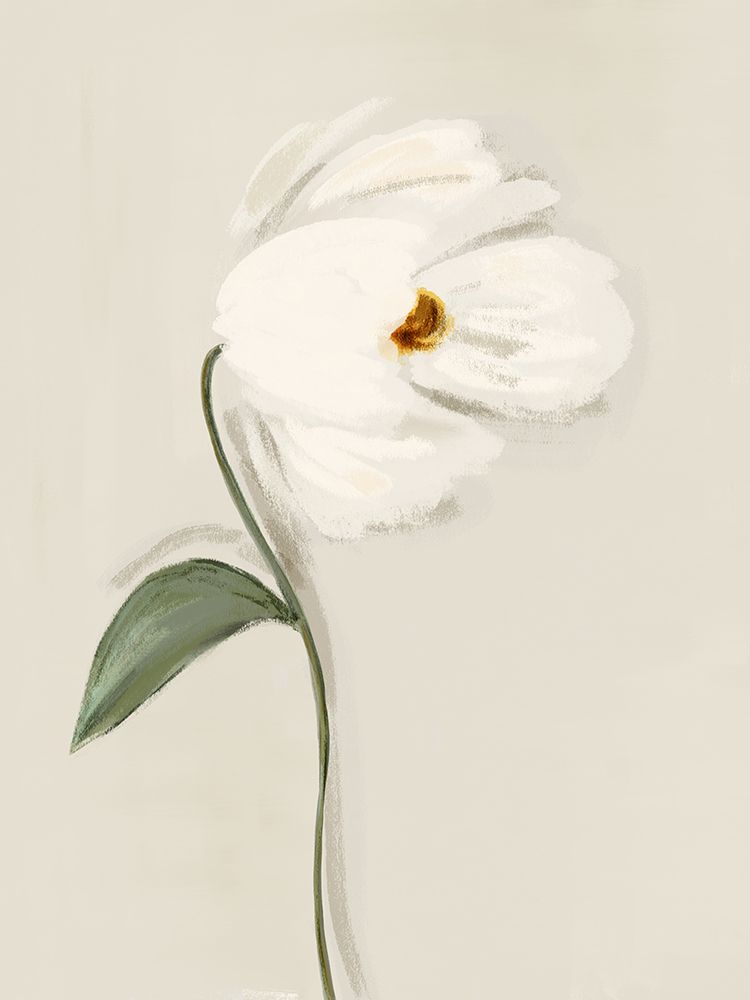 White Flower 3 art print by Leah Straatsma for $57.95 CAD