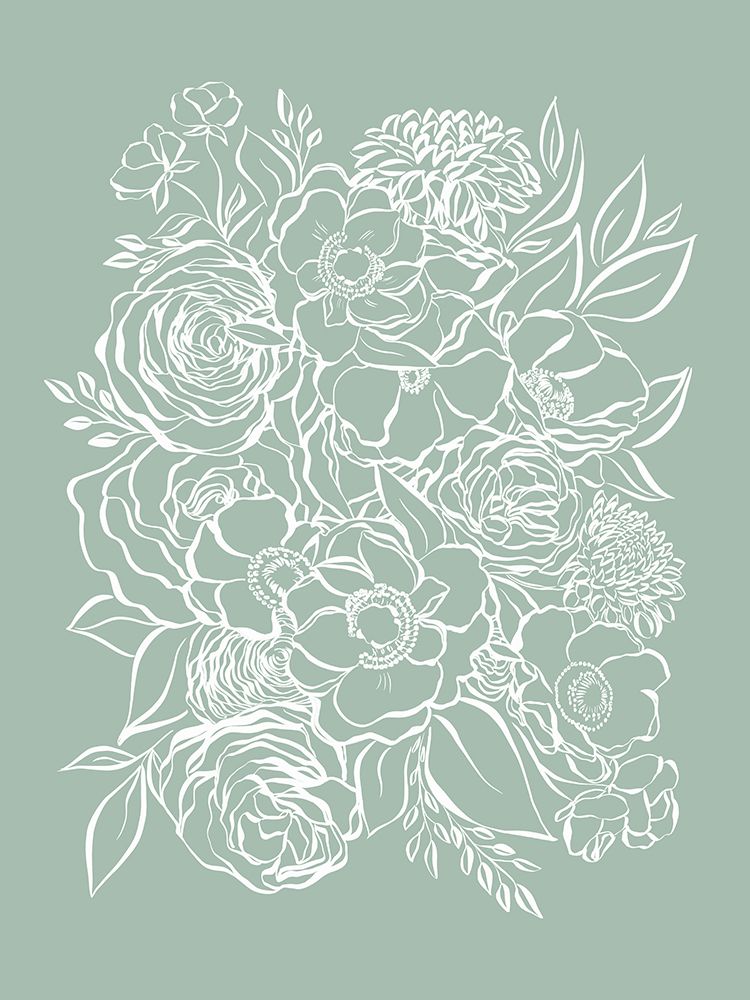 Gardenia Green art print by Leah Straatsma for $57.95 CAD