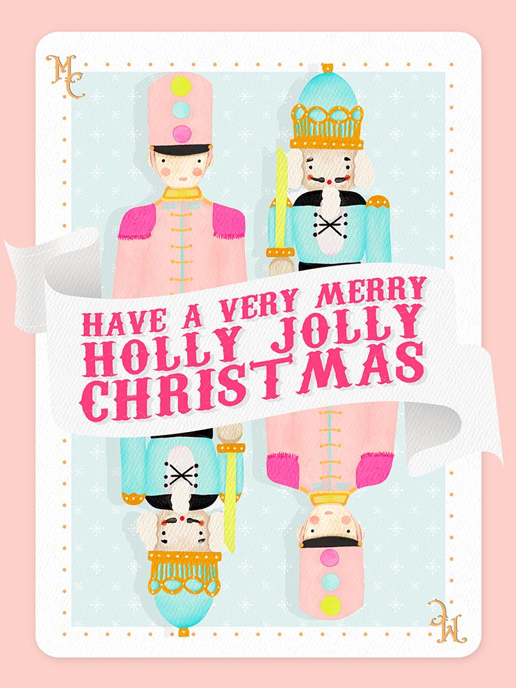 Holly Jolly Playing Card art print by Leah Straatsma for $57.95 CAD