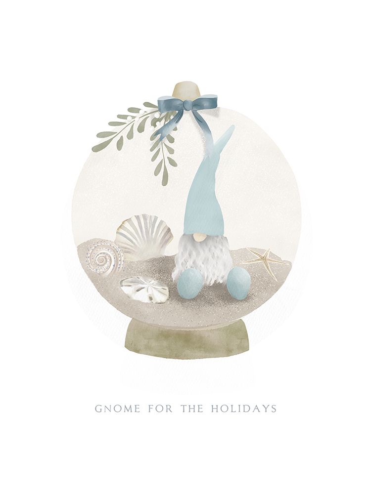 Gnome For The Holidays art print by Leah Straatsma for $57.95 CAD