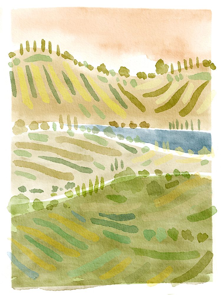 Tuscan Countryside art print by Leah Straatsma for $57.95 CAD