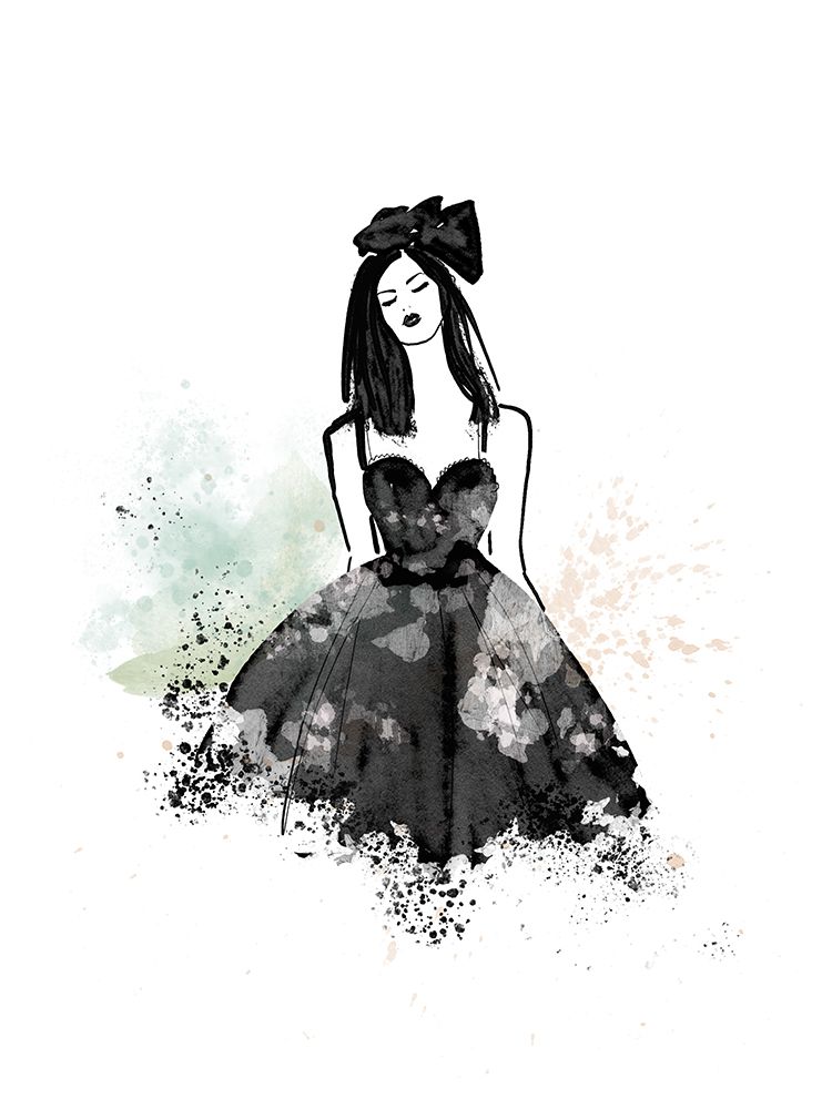 Inky Lady 3 art print by Leah Straatsma for $57.95 CAD