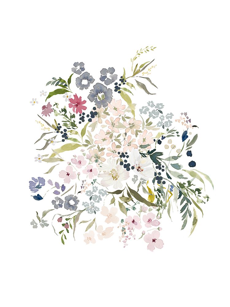 Wildflowers 1 art print by Leah Straatsma for $57.95 CAD