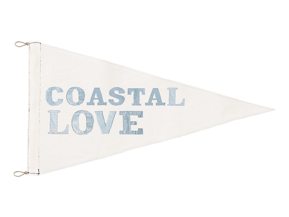 Coastal Love Pennant art print by Leah Straatsma for $57.95 CAD