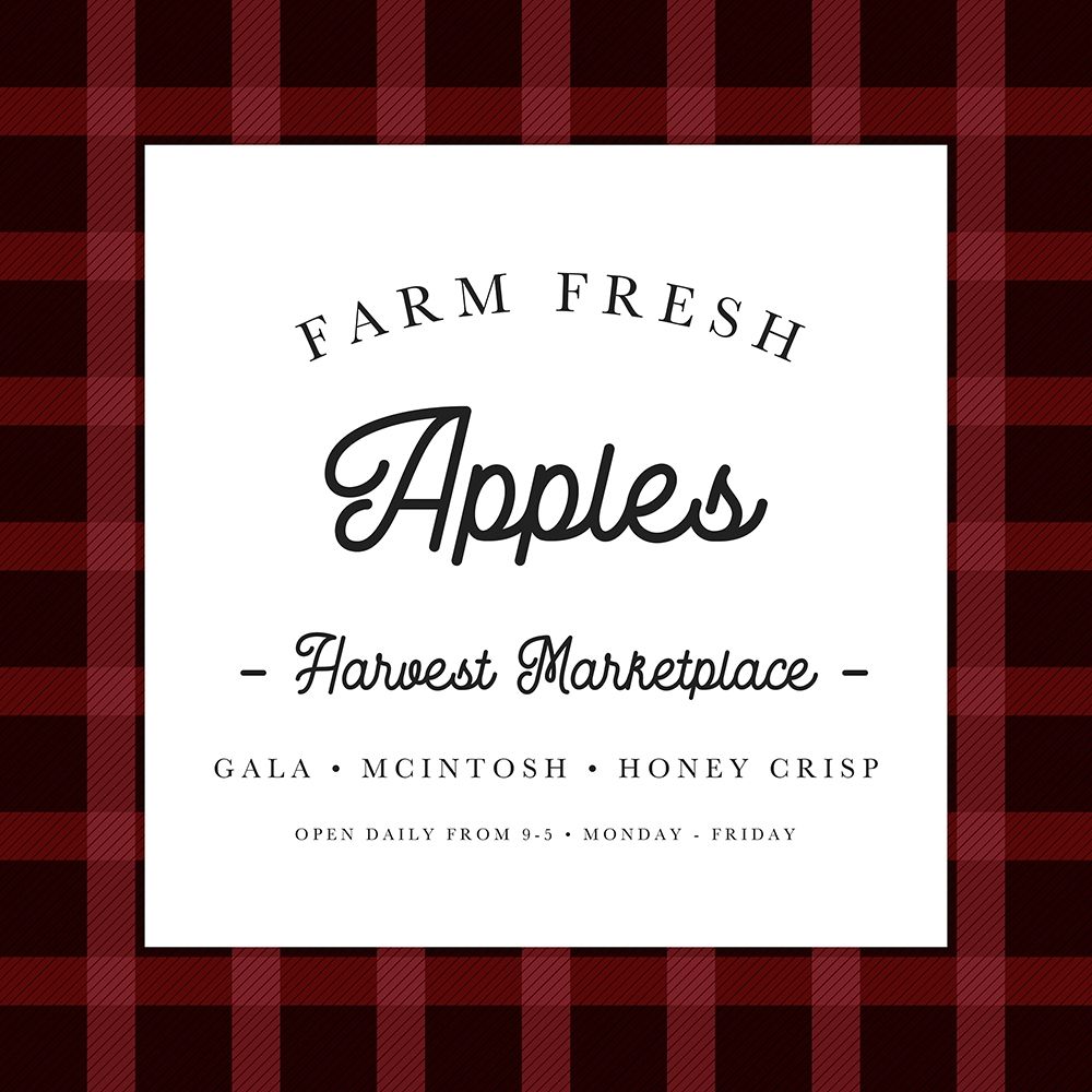 Red Farm Fresh Apples art print by Leah Straatsma for $57.95 CAD