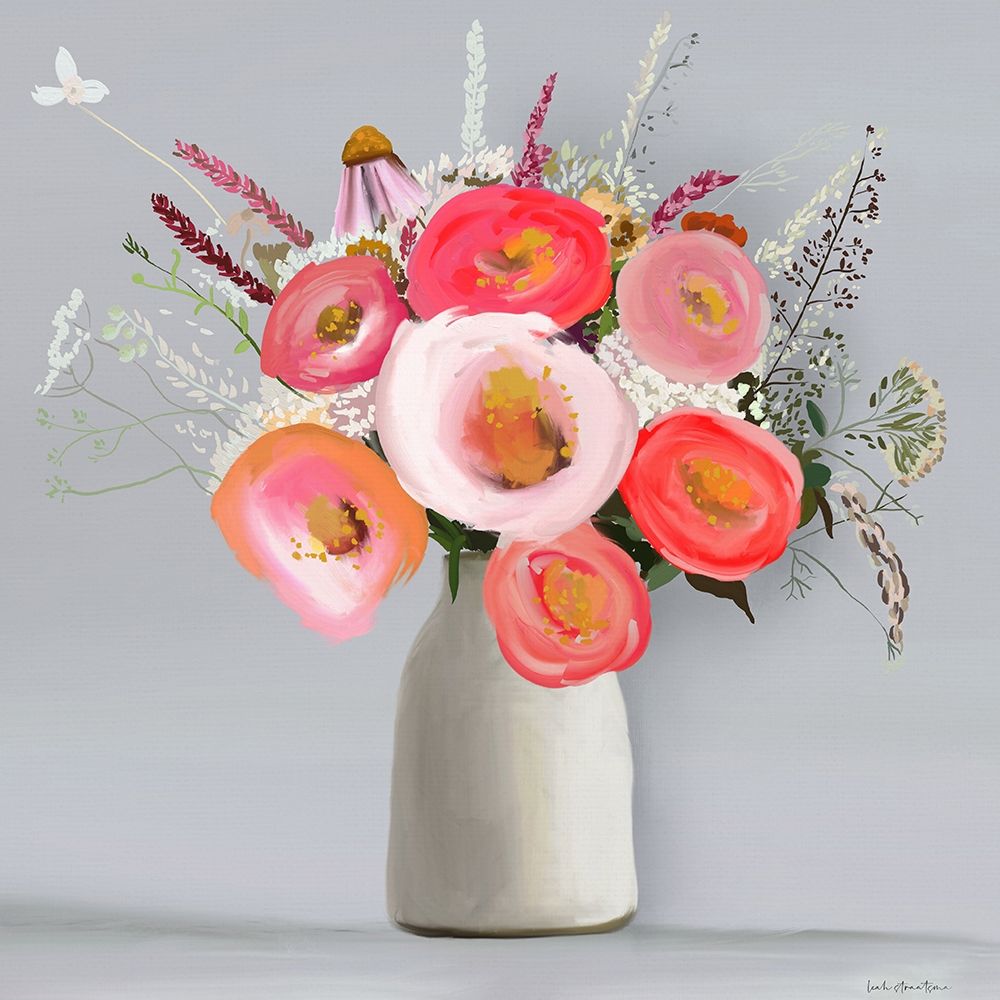 Floral in Vase 2 art print by Leah Straatsma for $57.95 CAD