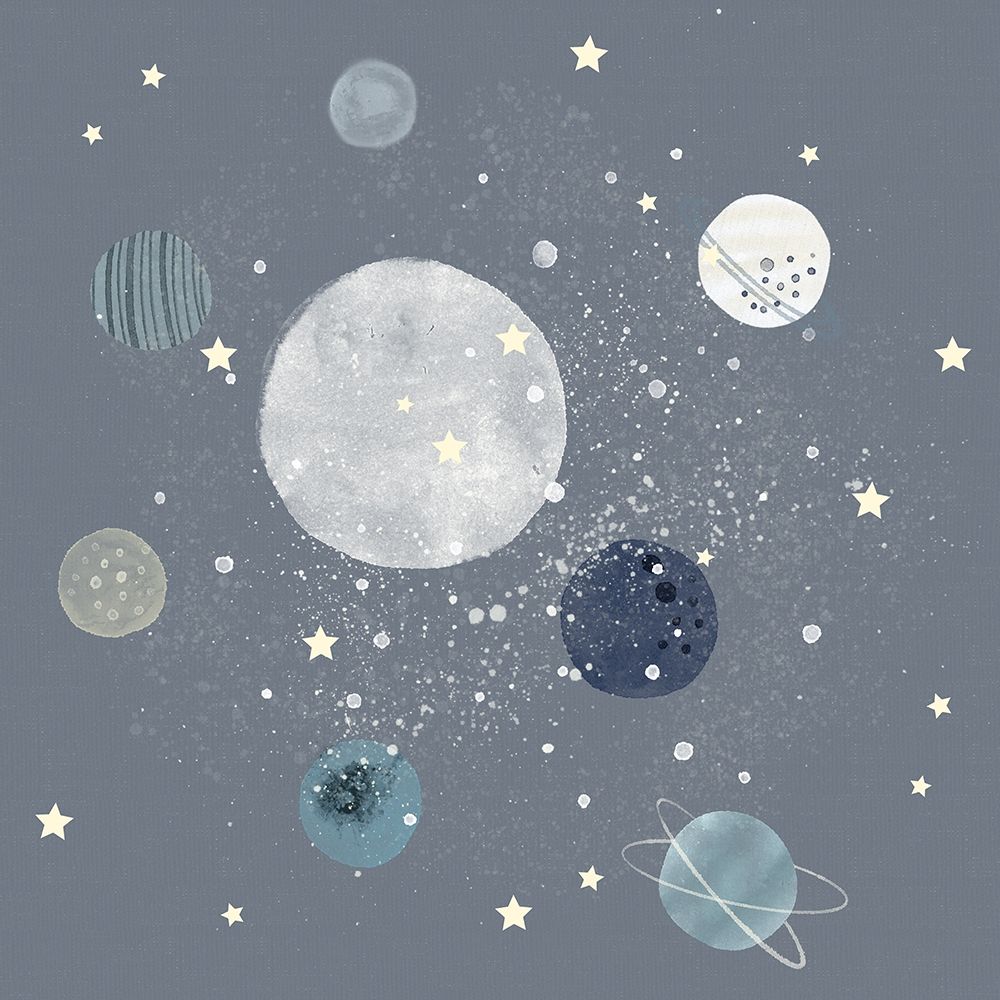 Space Planets art print by Leah Straatsma for $57.95 CAD