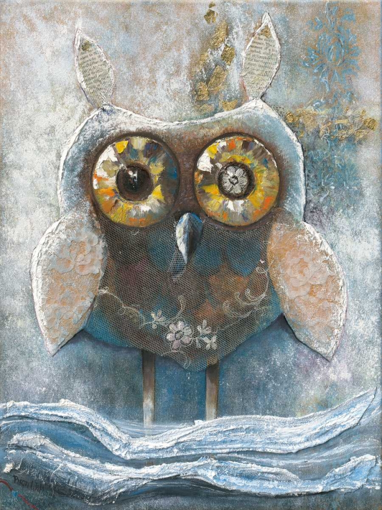 Wide Eyed Owl 82560 art print by May for $57.95 CAD