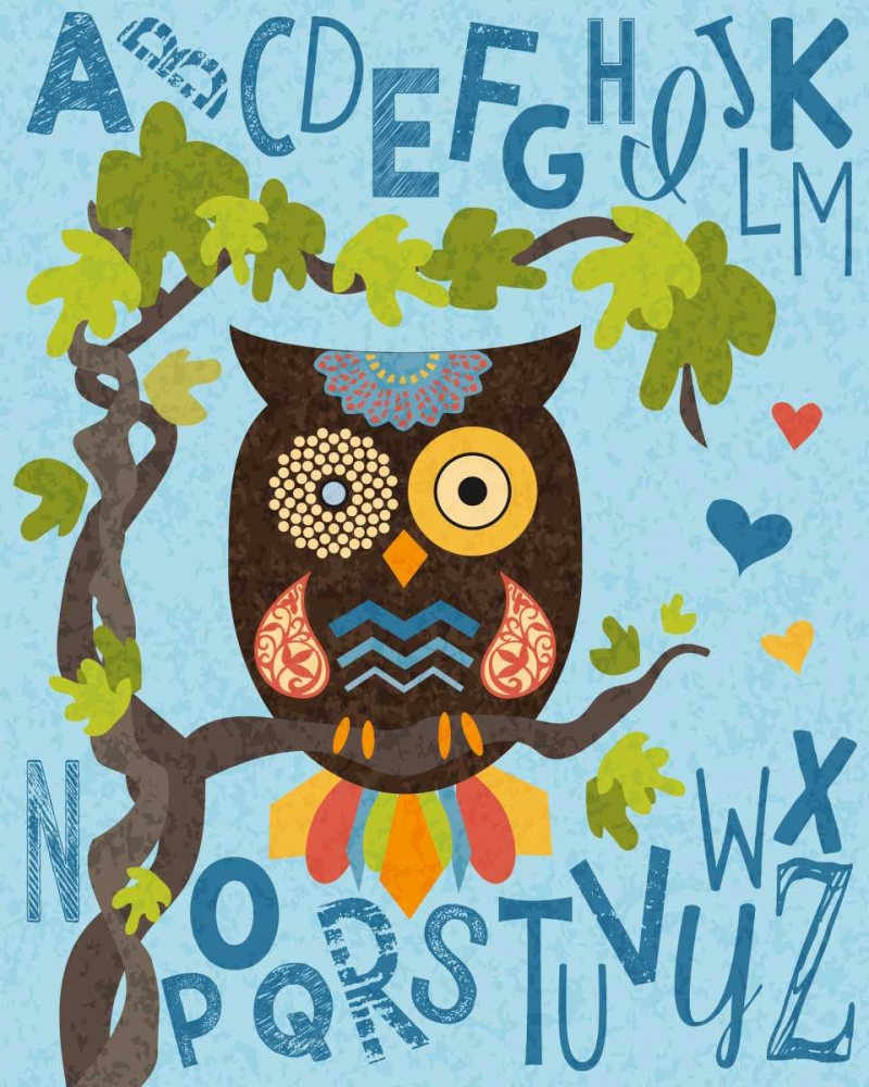 Owl Set Numlet 1 art print by Melody Hogan for $57.95 CAD