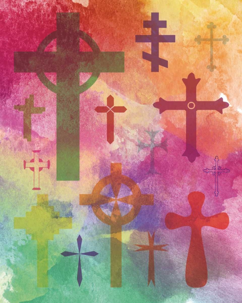 Watercolor Cross 1 art print by Melody Hogan for $57.95 CAD