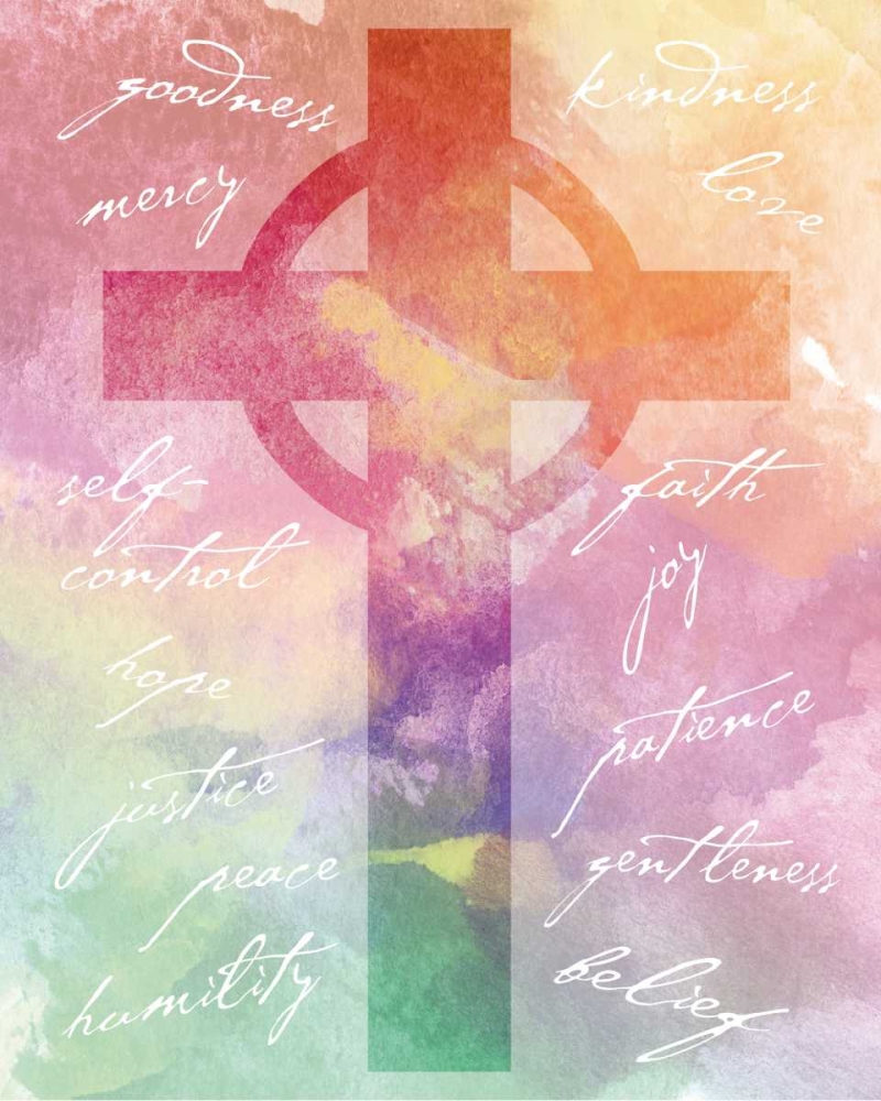 Watercolor Cross Words 2 art print by Melody Hogan for $57.95 CAD