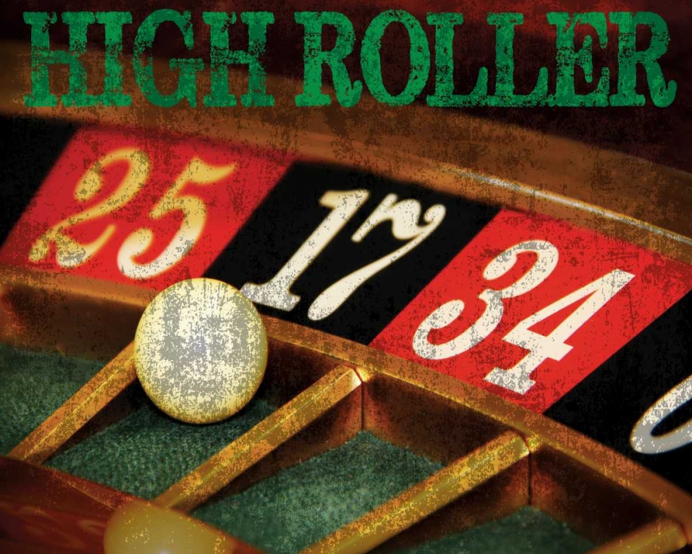 High Roller Casino Grunge 1 art print by Melody Hogan for $57.95 CAD