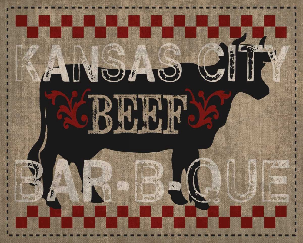Kansas City BBQ art print by Melody Hogan for $57.95 CAD