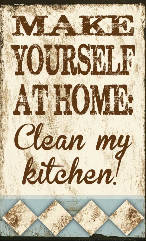 Clean My Kitchen art print by Melody Hogan for $57.95 CAD