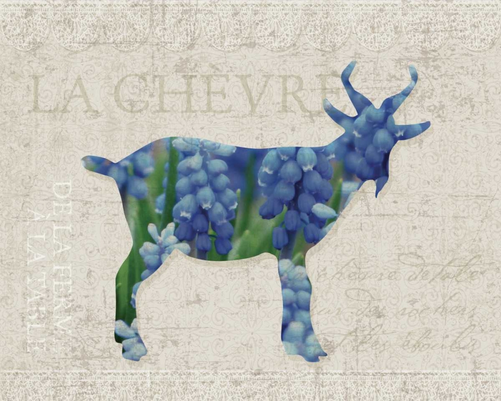 Flower Farm Goat art print by Melody Hogan for $57.95 CAD