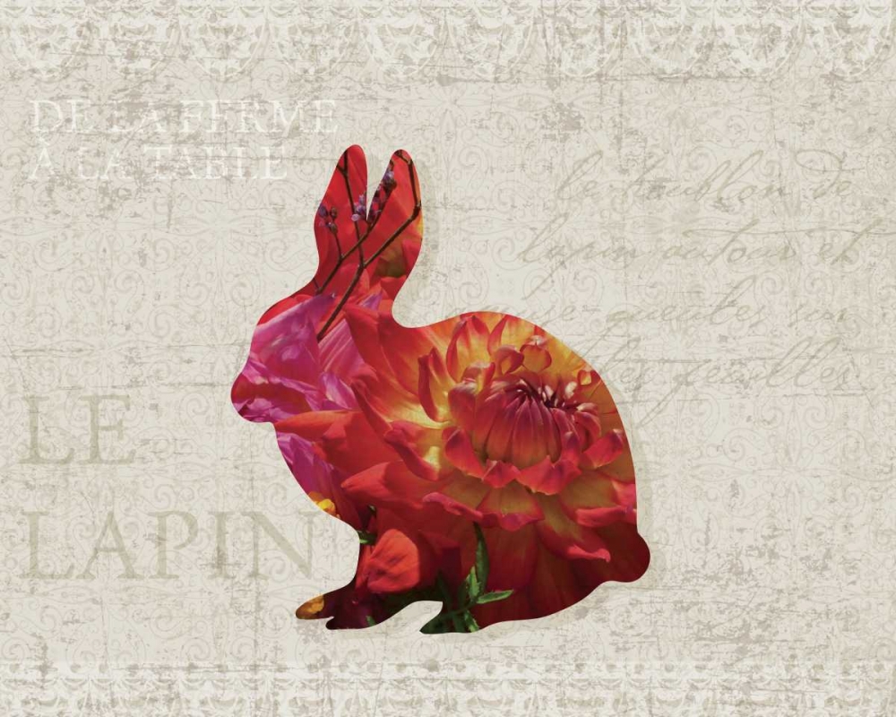 Flower Farm Rabbit art print by Melody Hogan for $57.95 CAD