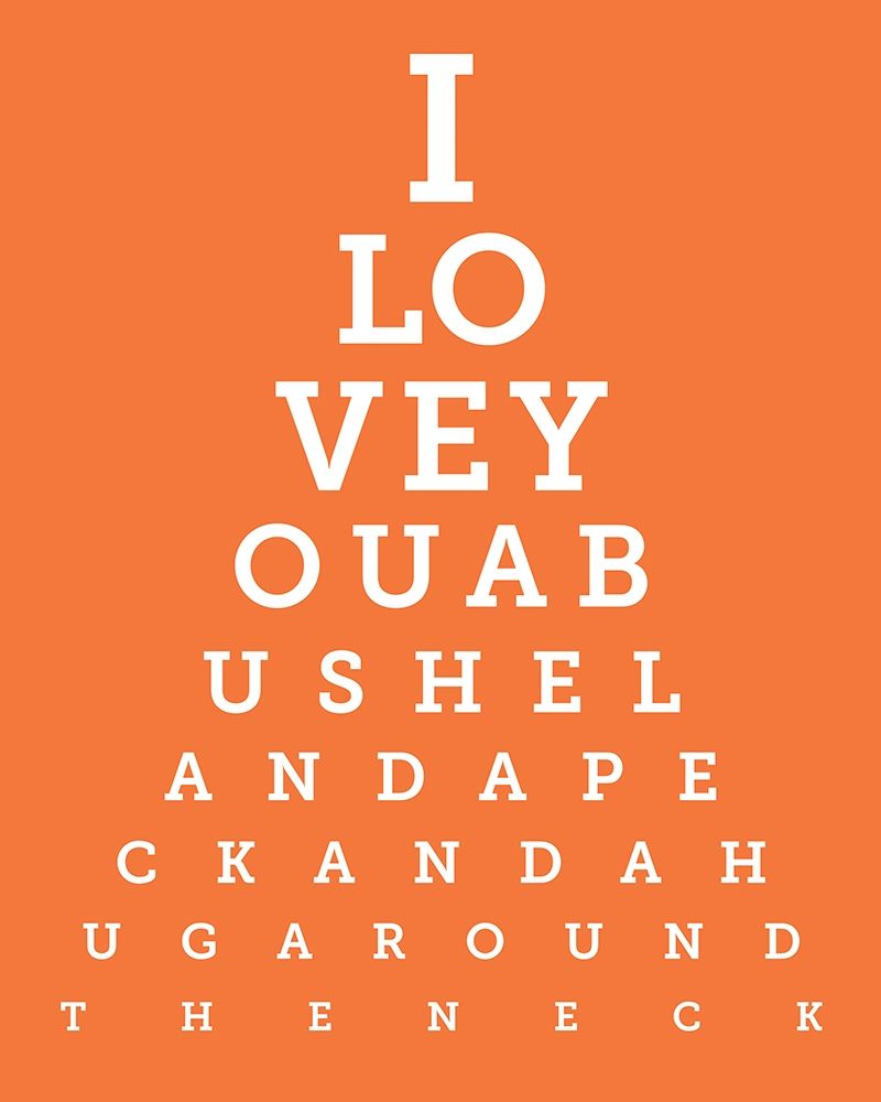 Colorful Eye Chart 3 art print by Melody Hogan for $57.95 CAD