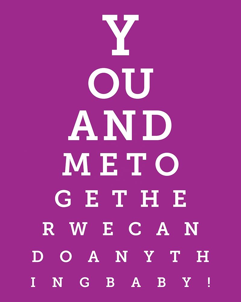 Colorful Eye Chart 4 art print by Melody Hogan for $57.95 CAD
