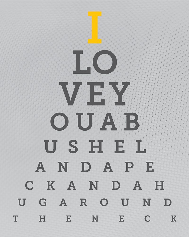 Colorful Eye Chart 5 art print by Melody Hogan for $57.95 CAD