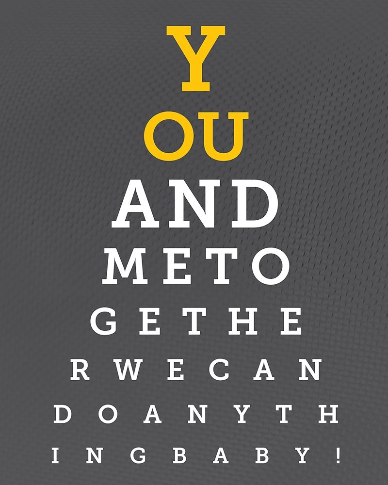 Colorful Eye Chart 6 art print by Melody Hogan for $57.95 CAD