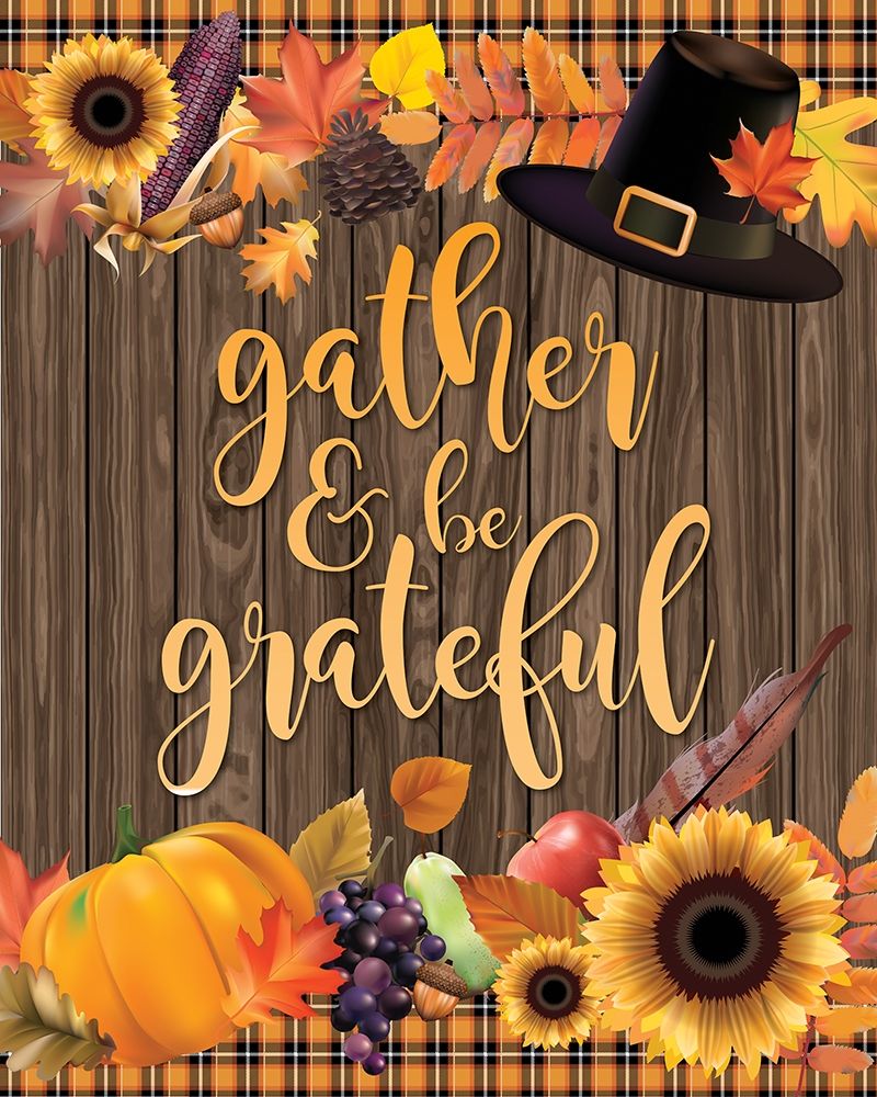 Gather Grateful art print by Melody Hogan for $57.95 CAD