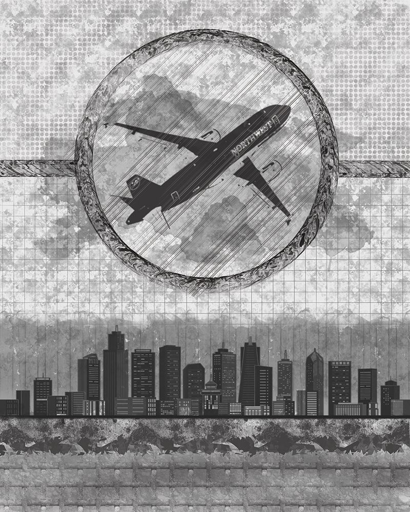 Skyline Airline 2 art print by Melody Hogan for $57.95 CAD