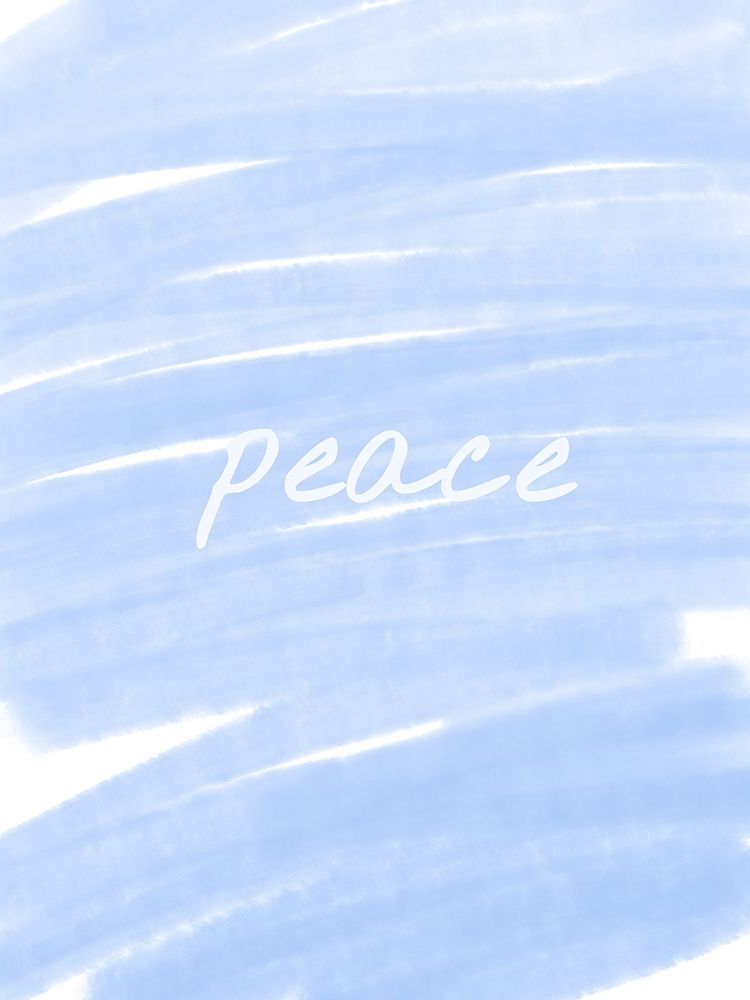 Peace Paint Blue art print by Melody Hogan for $57.95 CAD