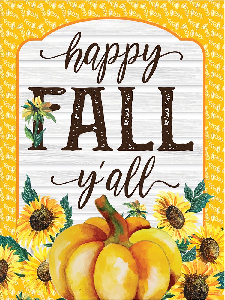 Happy Fall Yall art print by Melody Hogan for $57.95 CAD
