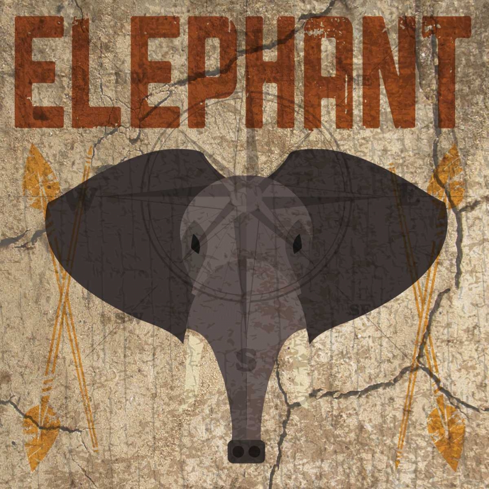 Safari Elephant art print by Melody Hogan for $57.95 CAD