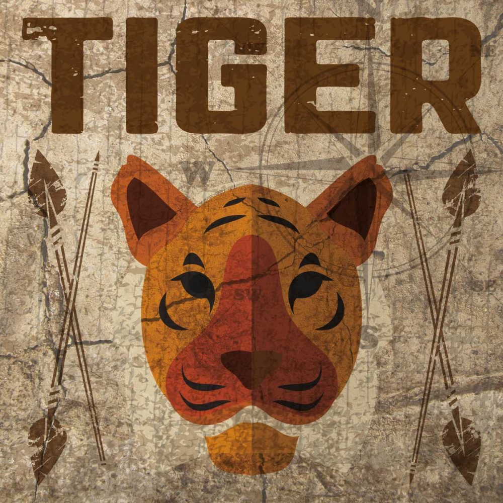 Safari Tiger art print by Melody Hogan for $57.95 CAD